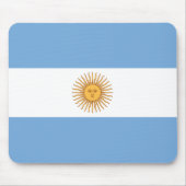 Argentinien-Flagge Mousepad (Vorne)