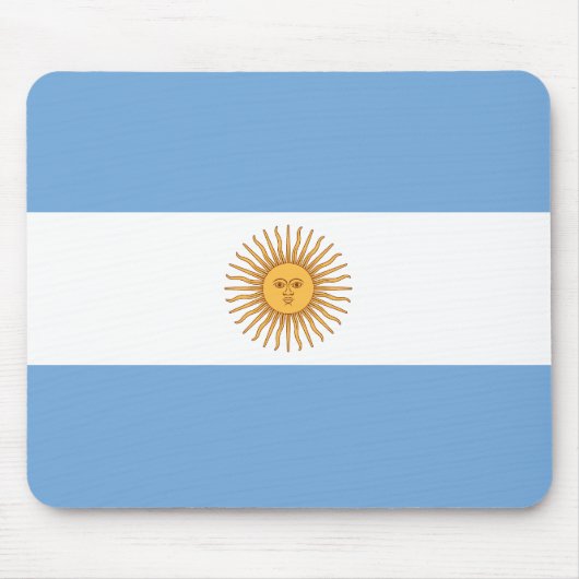 Argentinien-Flagge Mousepad (Vorne)