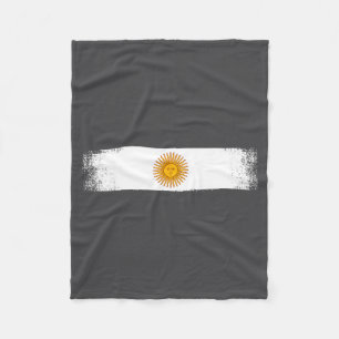 Argentinien-Flagge Nationaler Stolz Grafik Srts Fa Fleecedecke