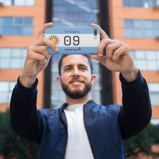 Argentinien-Flagge Personalisierte Athleten-Ausrüs Case-Mate iPhone Hülle