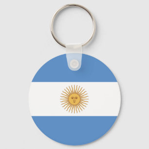 Argentinien-Flagge Schlüsselanhänger