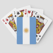 Argentinien-Flagge Spielkarten (Rückseite)