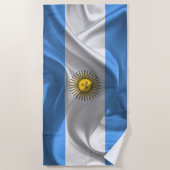 Argentinien Flagge Strandtuch (Vorderseite)