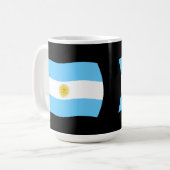 Argentinien Flagge Tasse (Vorderseite Links)