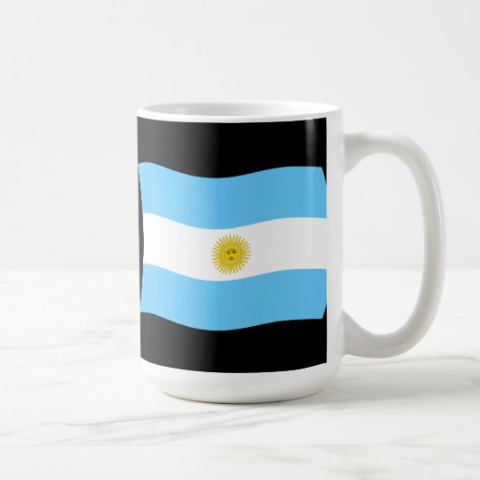 Argentinien Flagge Tasse (Rechts)
