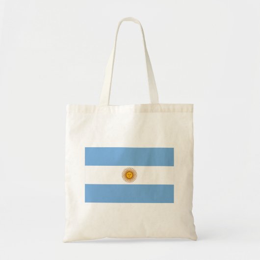 Argentinien-Flagge Tragetasche (Vorne)