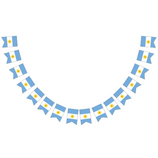 Argentinien-Flagge Wimpelkette (Alle)