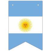 Argentinien-Flagge Wimpelkette (Zweite Fahne)