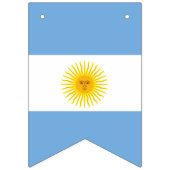 Argentinien-Flagge Wimpelkette (Erste Fahne)
