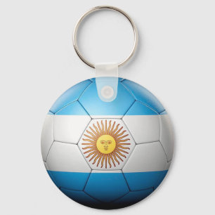 Argentinien-Flaggen-Fußball Schlüsselanhänger