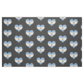 Argentinien-Flaggen-Glänzen schön Stoff (Fat Quarter (45,7 x 55,9 cm))