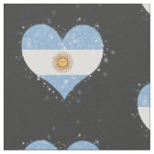 Argentinien-Flaggen-Glänzen schön Stoff (Nahaufnahme)