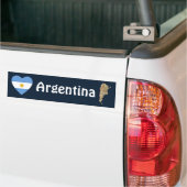 Argentinien-Flaggen-Herz + Karten-Autoaufkleber Autoaufkleber (Auf Lkw)