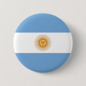 Argentinien-Flaggen-Knopf Button (Vorderseite)