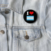 Argentinien-Flaggen-T-Shirt Button (Beispiel)