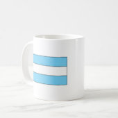 Argentinien-Flaggen-T - Shirts und Geschenke Kaffeetasse (Vorderseite Links)