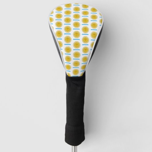 Argentinien-Flaggenmuster Golf Headcover (Vorderseite)