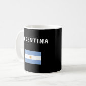 Argentinien Flaggensouvenir Argentinien Kaffeetasse (Vorderseite Links)