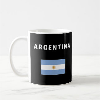Argentinien Flaggensouvenir Argentinien Kaffeetasse