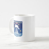 Argentinien-Flecken-Argentinien-Luftwaffe Fuerza Kaffeetasse (Vorderseite Links)