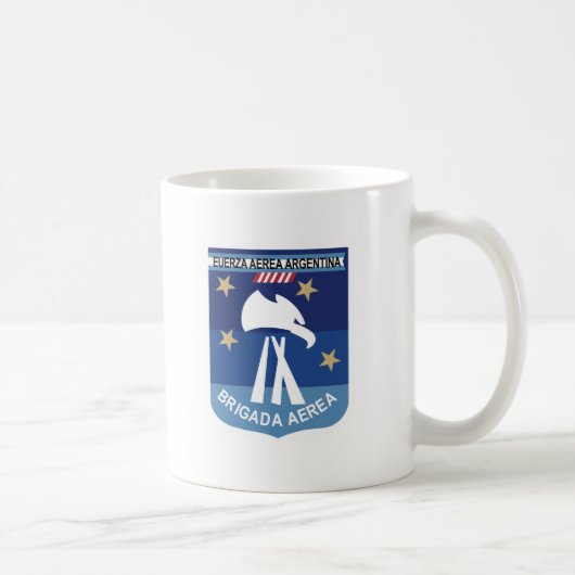 Argentinien-Flecken-Argentinien-Luftwaffe Fuerza Kaffeetasse (Rechts)