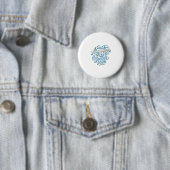 Argentinien Fußball 2026 Fußball Fett Land Typogra Button (Beispiel)
