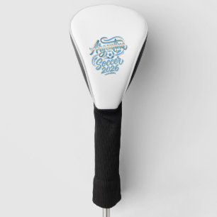 Argentinien Fußball 2026 Fußball Fett Land Typogra Golf Headcover