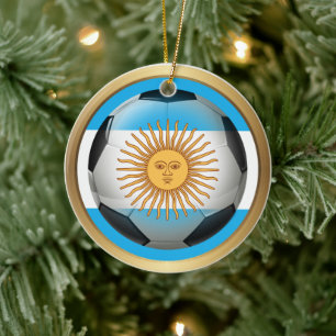 Argentinien Fußball Ballsportarten Keramik Ornament