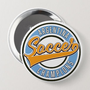 Argentinien Fußball-Champions Button