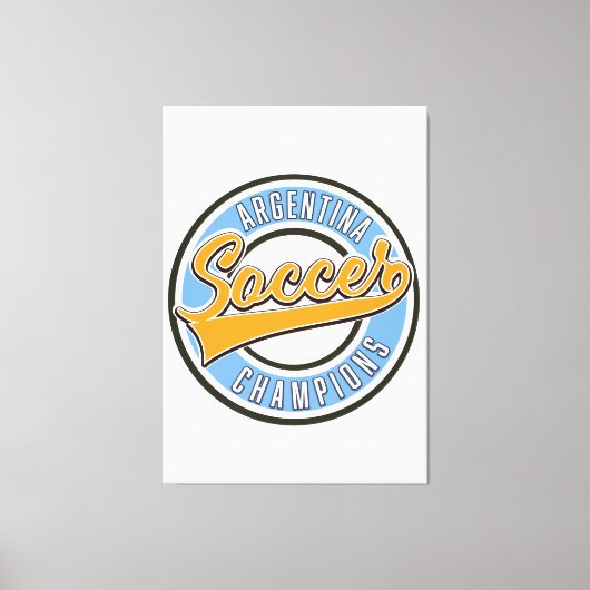 Argentinien Fußball-Champions Leinwanddruck (Vorderseite)