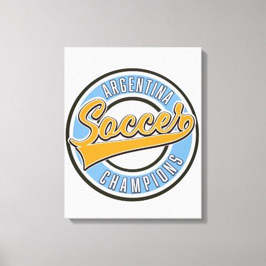 Argentinien Fußball-Champions Leinwanddruck (Vorderseite)