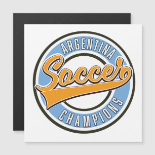 Argentinien Fußball-Champions Magnetkarte