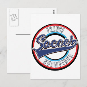 Argentinien Fußball Champions Postcard Postkarte