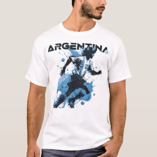 Argentinien Fußball Fan T-Shirt   Fußball Stolz 