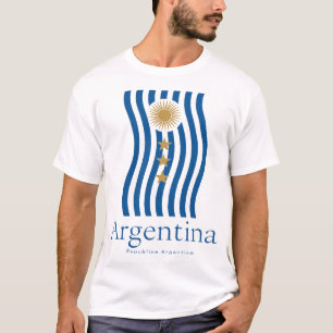 Argentinien Fußball Fan T-Shirt   Fußball Stolz   