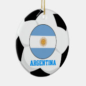Argentinien-Fußball-Fan-Verzierung Keramik Ornament (Rechts)