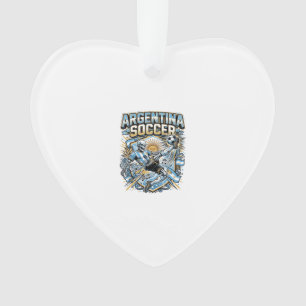 Argentinien Fußball Skelett Stürmer Nationen Poste Ornament