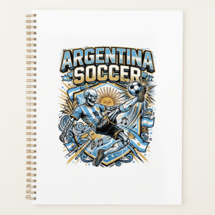 Argentinien Fußball Skelett Stürmer Nationen Poste Planer