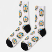 Argentinien Fußball Socken (Linkes Detail)