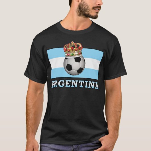 Argentinien-Fußball T-Shirt (Vorderseite)