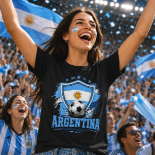Argentinien Fußballfan Albiceleste Football Fútbol Tri-Blend Shirt