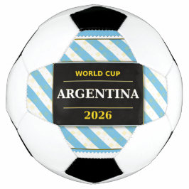 Argentinien Fußballfan-Flaggenfarben Streifenmuste Fußball