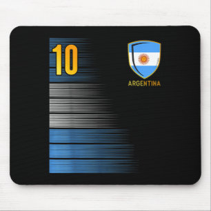 Argentinien Fußballfans Trikot argentinische Flagg Mousepad