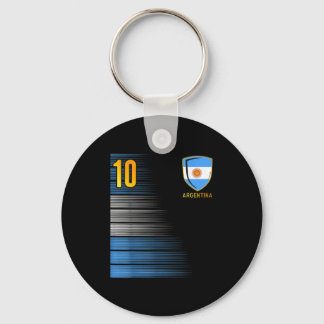 Argentinien Fußballfans Trikot Argentinische Flagg Schlüsselanhänger