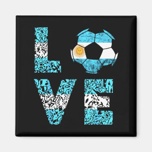 Argentinien Fußballmannschaft Argentinien Liebe Ll Magnet