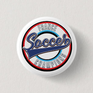 Argentinien Fußballmeister Classic Round Sticker B Button
