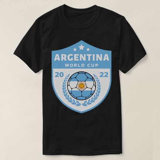 Argentinien Futbol 4 T-Shirt (Design vorne)