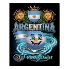Argentinien-GBall-001 Poster