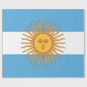 Argentinien Geschenkpapier (Flach)