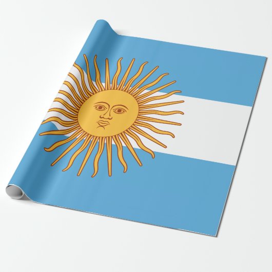 Argentinien Geschenkpapier (Ungerollt)